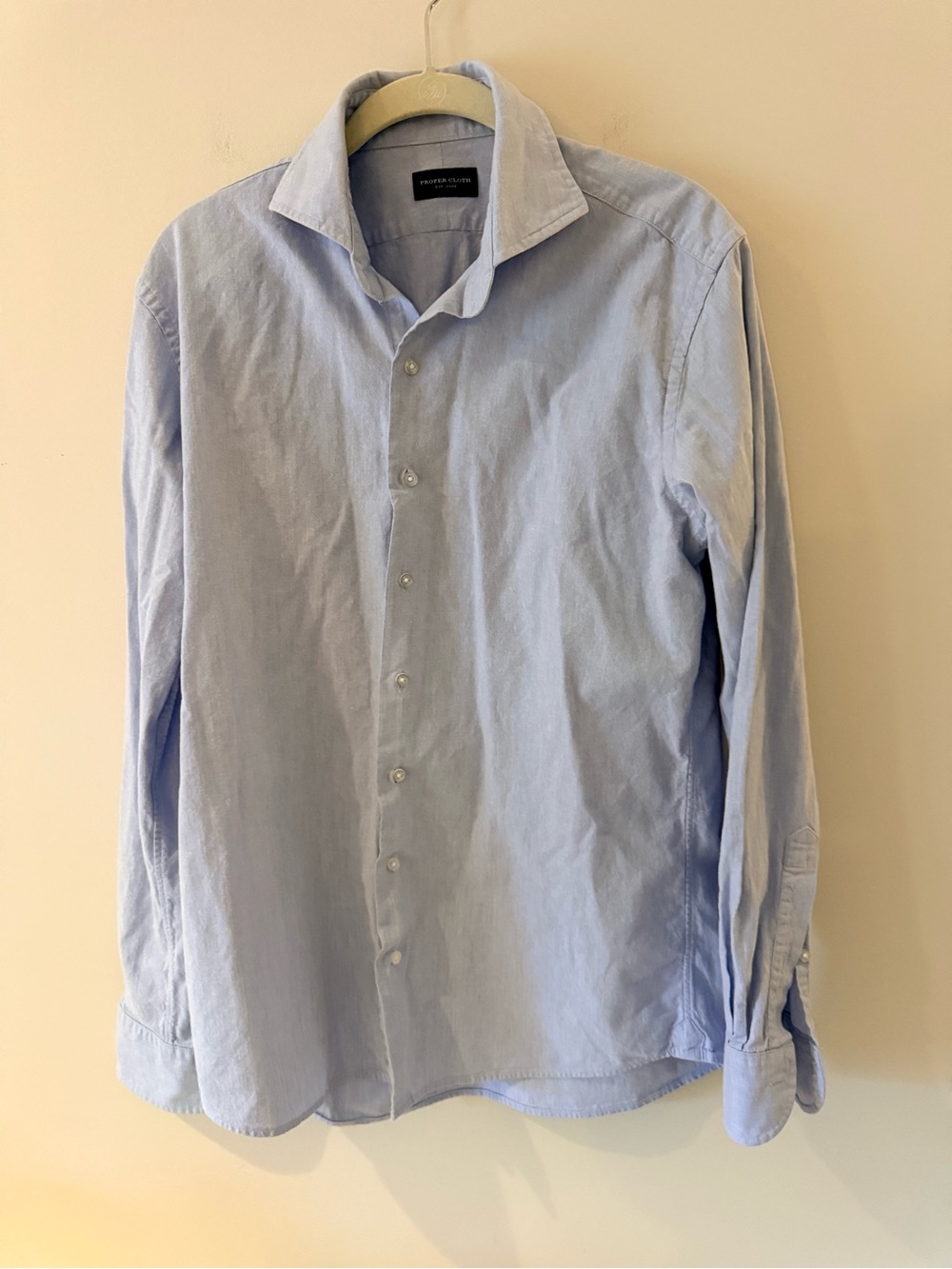 Proper Cloth Light Blue Button Down Shirt